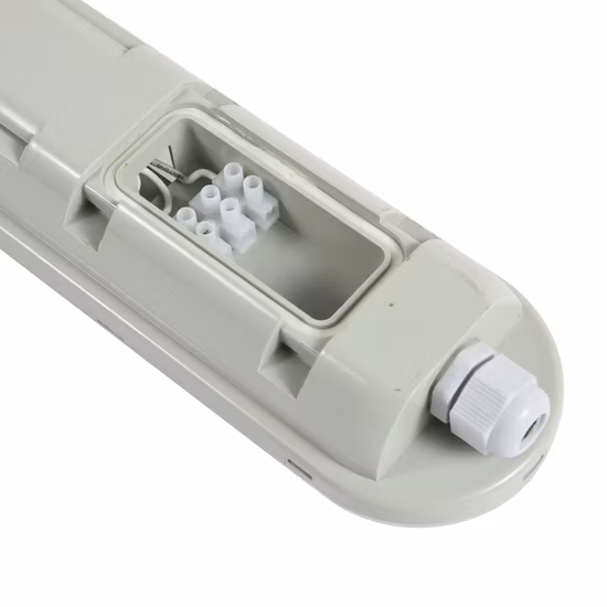 No Clips Easy Install Fast Contect IP65 LED Linear Batten Light Waterproof Lamp Weatherproof Fitting Ik08
