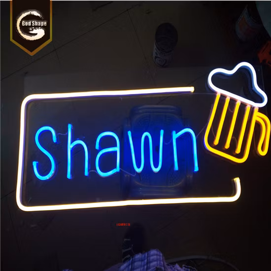 China Good Quality Outdoor Neon Light Decorative Advertising Acrylic Board Neon Light Displaying LED Neon Light for Factory Price